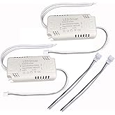 LED Driver 8-24W for Single Color Ceiling Strip Spot Light Module Panel, Replacement LED Power Supply Starter Transformer Adapter, Input AC85-265V Output DC24-85V