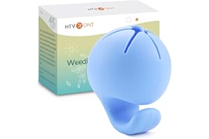 HTVRONT Vinyl Weeding Scrap Collector - Portable Handheld Vinyl Scrap Collector Ring, Silicone Weeding Tools for HTV Crafting Adhesive Paper Sheets (Blue)