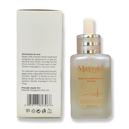 Mayraki Intense Hair Treatment with Copper Peptide GHK-Cu, DHT Blocker for  Thicker, Stronger Hair Growth | 45 ml/1.52 fl. oz in Dubai - UAE | Whizz  Hair Regrowth Treatments