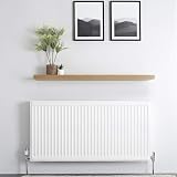 Milano Compact White Type 22 Horizontal Double Panel Convector Radiator 600x1200 view 2