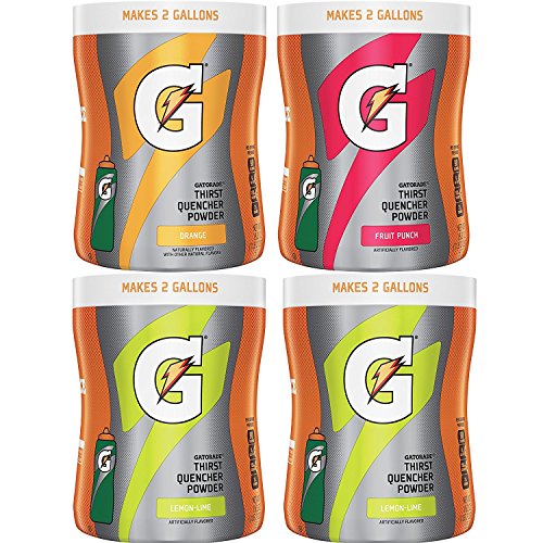Gatorade Thirst Quencher Powder Variety Pack, 4 Canisters, 18.3 Ounce