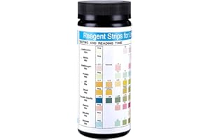 Urine Test Strips 10 Parameters Urinalysis Test Strip for Men & Women, Easy to Read Results | 100 Strips