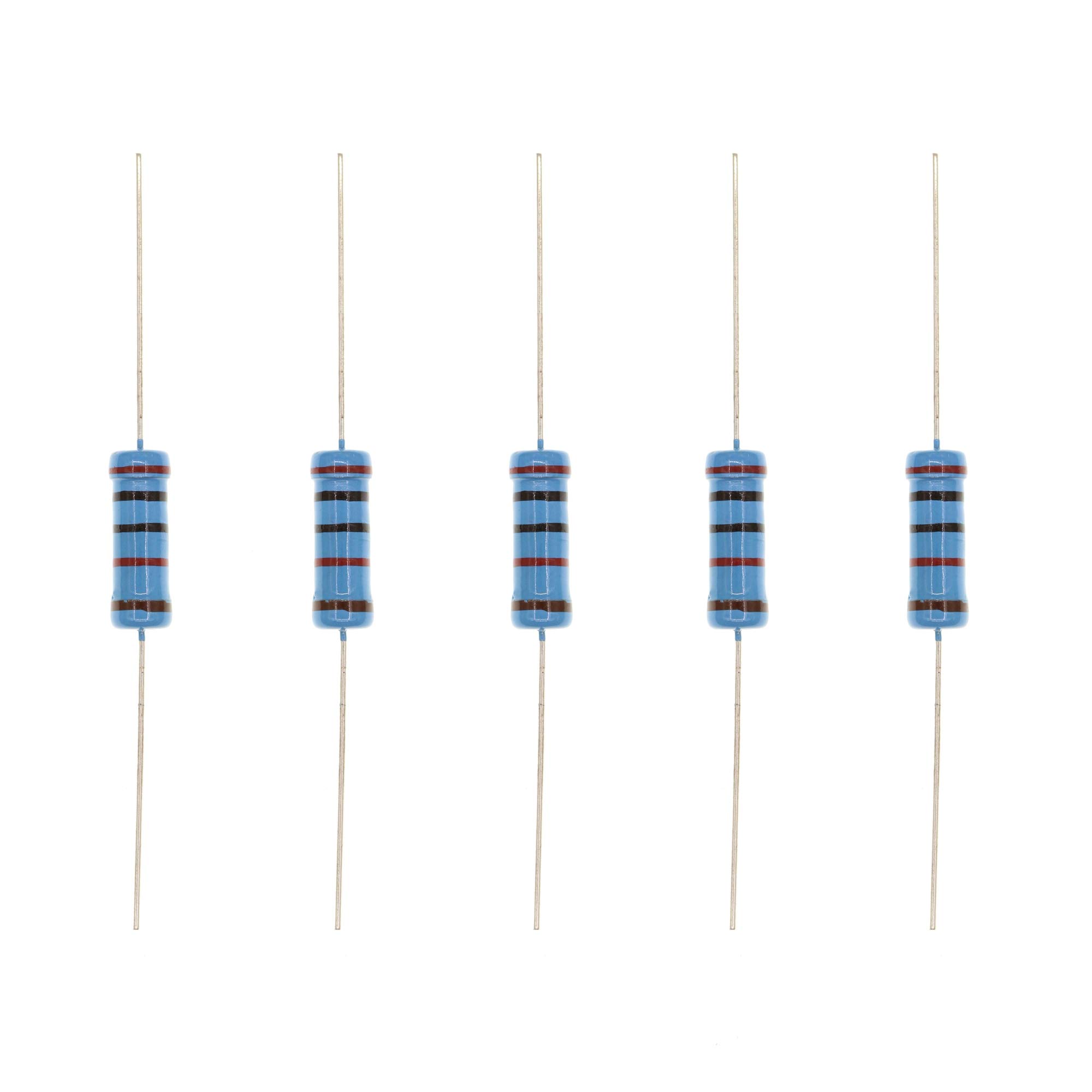 HUABAN 20PCS 3W 3 Watts 20K Ohm 1% Metal Film Resistor