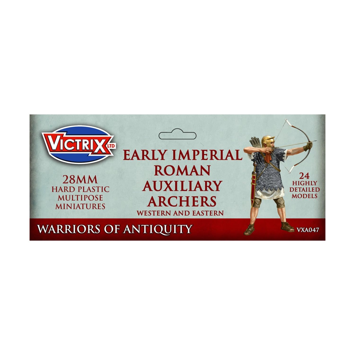 Victrix - Early Imperial Roman Auxiliary Archers - 24 Figures - 28mm Plastic Miniatures - Warriors of Antiquity