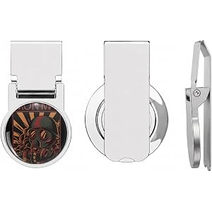 Front Man Premium Stainless Steel Money Clip for Men - Slim Front Pocket Wallet
