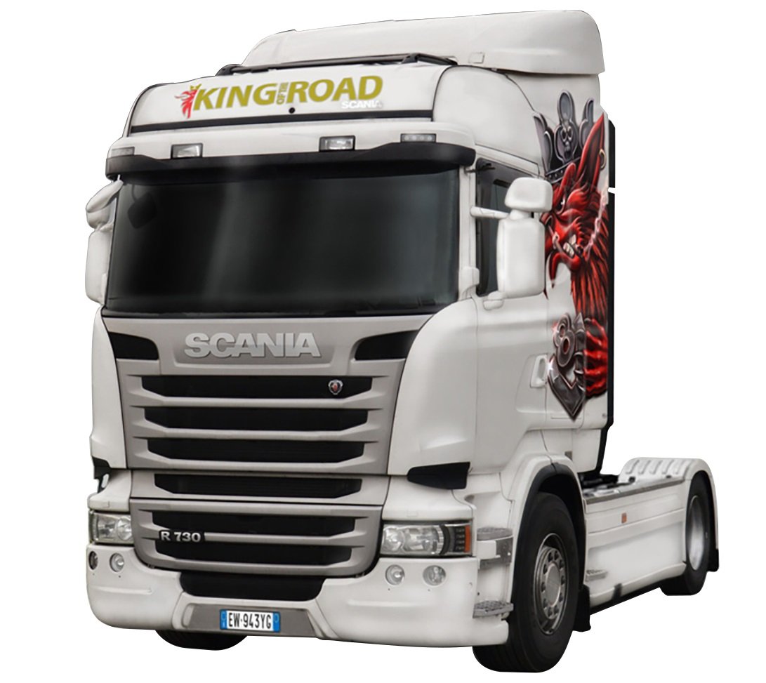 Italeri 510003932 1:24 Scania R730 Streamline Highline Cab Vehicle, Black