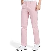 Lesmart Men Golf Pants Expandable Waistband Stretch Breathable Relaxed Fit with Pockets