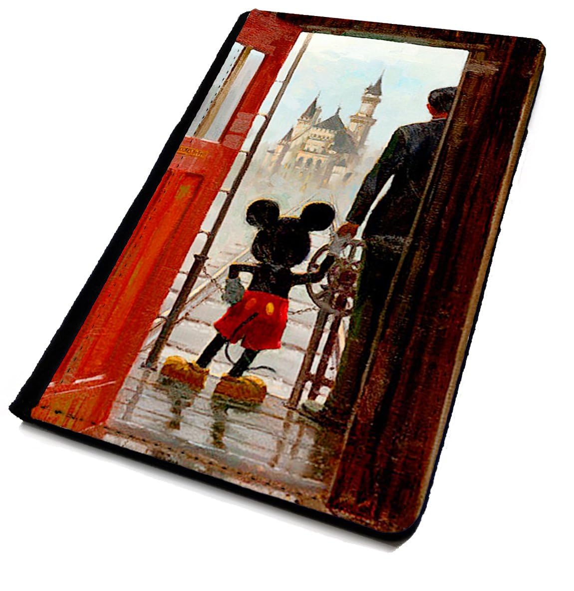 Lopo Passport Cover/Holder. Mickey Holding Hands, Walt. Travel Protection for Your Passport.
