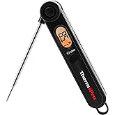 ThermoPro Digital Meat Thermometer for Cooking Instant Read Food Thermometer with Probe and Backlight for Oil Deep Fry Smoker