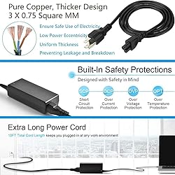 45W USB C Type C AC Adapter Laptop Charger Power