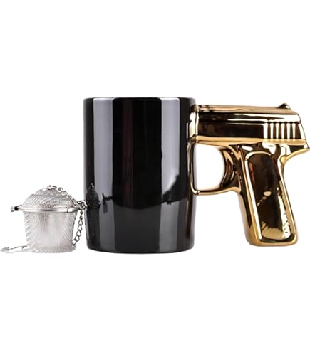 Amazon.com: 9mm Gun Cup | Gun Ceramic Coffee Mug | 11-Ounce Coffee Mug |  NI762 : Home & Kitchen