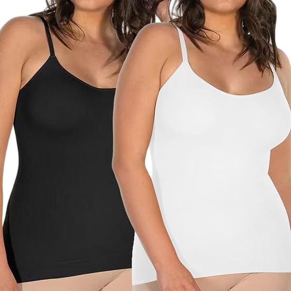 Plus Size Women's Shapewear Bodysuit Crew Neck Tank Top Seamless, plus body suit