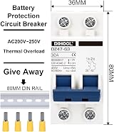 DIHOOL Miniature Circuit Breaker MCB 2 Pole 32A 230V Type C DZ47-63 view 5