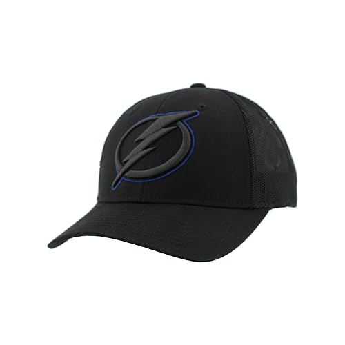 Tampa Bay Lightning NHL Officially Licensed Adjustable Snapback Hat Dakota Element Black