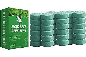 Mouse Rodent Repellent, 12 24 36 Pack with Camphor & Peppermint Oil Mouse Traps for Rat Mice, Ant, Roach, Spider, Squirrel, M