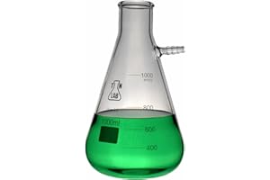 TN LAB SUPPLY Filter Flask Borosilicate Glass Vacuum Filtering Flask 1,000ml 1L