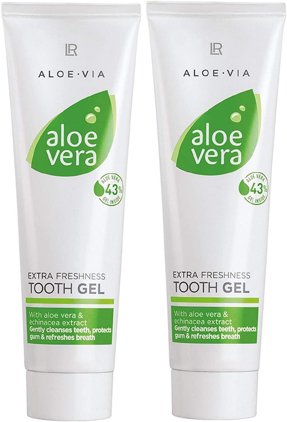 1a - LR 20070 - Tooth Gel - Aloe Vera - 43% Extra Freshness - 2x 3.38fl oz