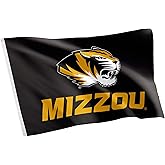 Desert Cactus University of Missouri UM Flag - 3 x 5 Feet Tigers Banner, Indoor/Outdoor Durable Fabric, 100% Polyester Design (Style 2)