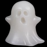 Ytbeoxk Crystal Ghost Statue Natural Gemstone Sculpture (White Jade)