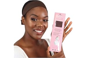 MILANO COLLECTION Original WiGrip Comfort Band, No Slip Wig Grip Band for Women, Tension-Free Glueless Wig Installs, One Size Fits All, Chocolate Brown, 1 Pack