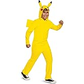 Pikachu Costume for Kids, Official Pokemon Costume Hooded Jumpsuit