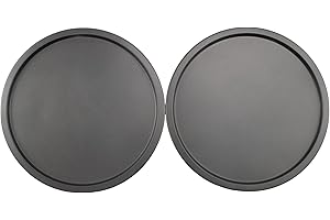 GoodCook Everyday Set of 2 Nonstick Steel 10" Personal Pizza Pans Set, Gray