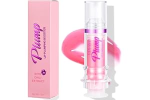 WenFeng Spicy Lip Plumping Booster,Plumping Lip Oil with Chili Extract,Plump and Pout Lip Plumper for Women Girls,Fuller Lips Instantly,Hydrating,High-Shine (05)