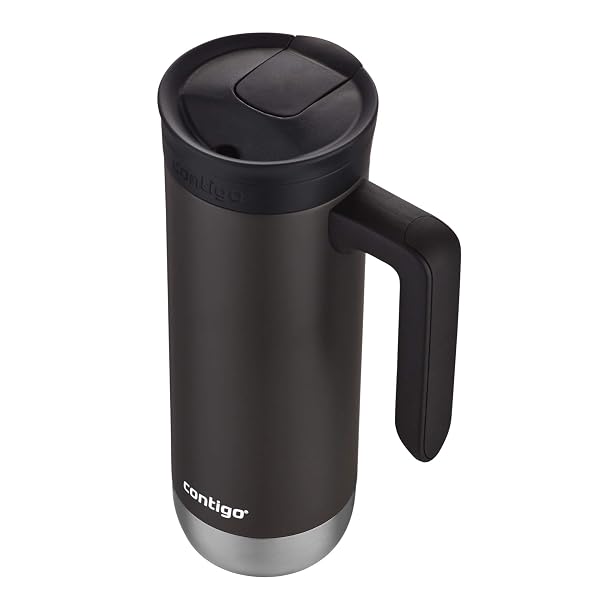 CONTIGO SUPERIOR 2.0 STAINLESS STEEL TRAVEL MUG WITH HANDLE WITH SNAPSEAL LID, 20OZ.