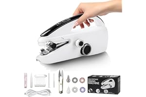 VIOXIA Cordless Handheld Sewing Machine – Portable Sewing Machine for Quick Repairs, Mini Pocket Stitching Machine, Handheld Sewer for Home & Travel
