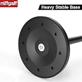 Niffgaff Free-standing Toilet Roll Holder Stainless Steel Matte Black view 5