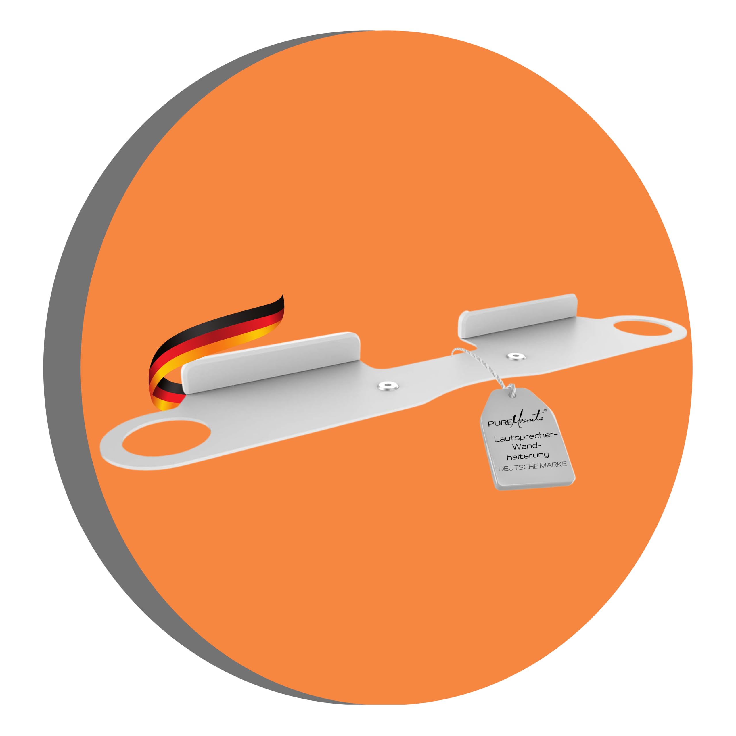 PureMounts, Speaker Mount Wall Mount for Sonos Beam - White