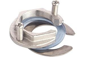 Tofficu Stainless Steel Faucet Fastening Nut Kit with Circlip Plate Ring and Screws for Kitchen Bathroom Tap Installation Ant