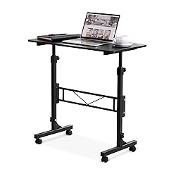 Small Standing Desk Adjustable Height, Mobile Stand