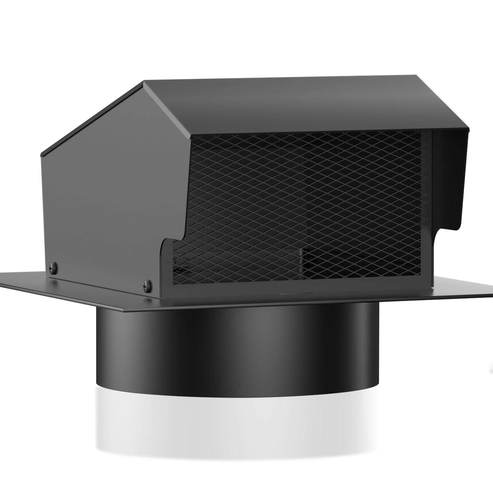 Removable 20cm Roof Vent Cap, Roof Vents For Houses, Made Of Galvanized Steel For Bathrooms Kitchens Roof Ventilation Grille 87208803