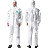 Andes Hazmat Suit, Disposable Paint Suit, Lab Coverall