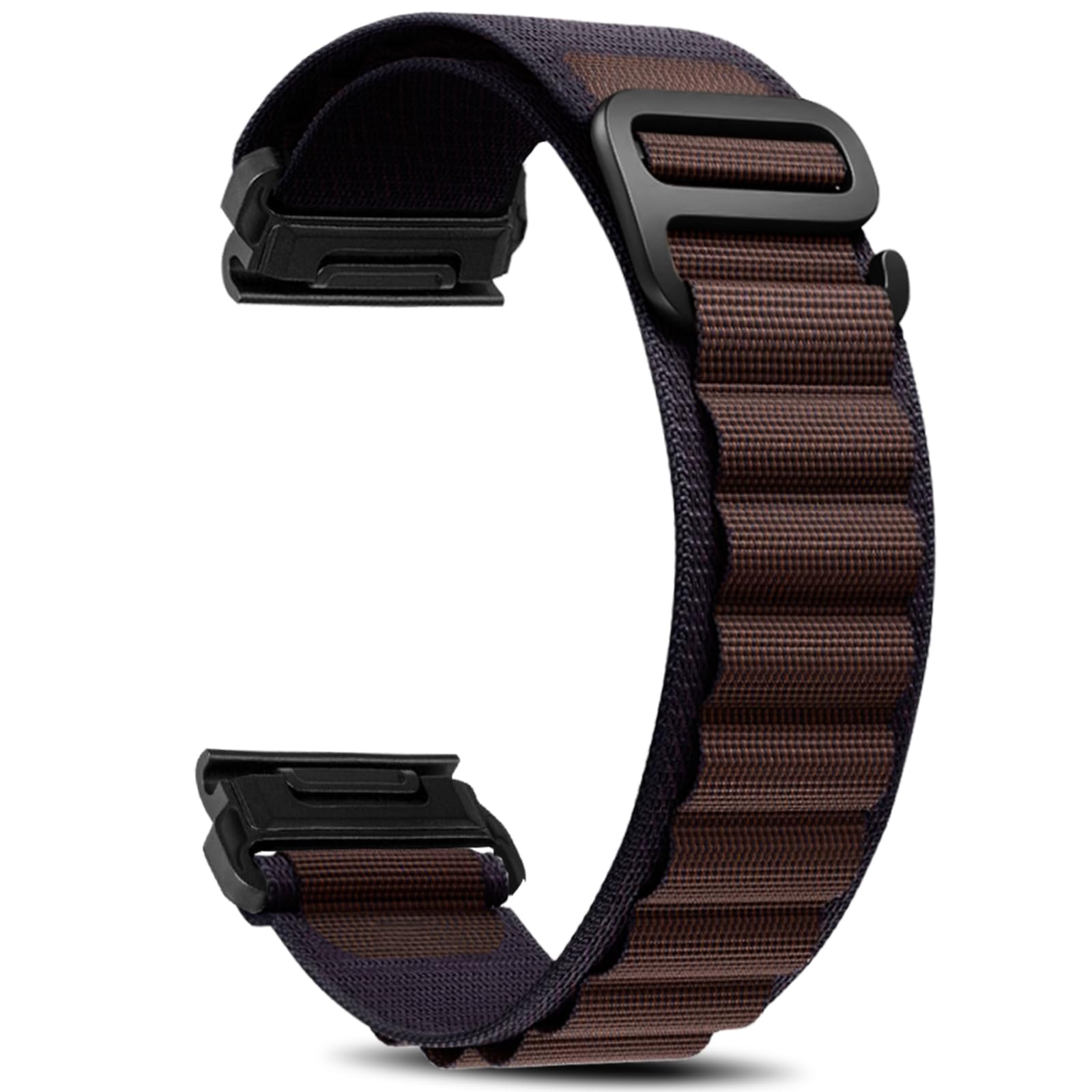 Niboow QuickFit 22mm Strap for Garmin Fenix 8 47mm/Fenix E 47mm/Fenix 7 Pro Solar/Fenix 7/Epix 2 Pro 47mm, Sport Nylon Titanium G-Hook Watch Band for Garmin Fenix 6 GPS/Fenix 6 Pro GPS/Fenix 5 -Purple