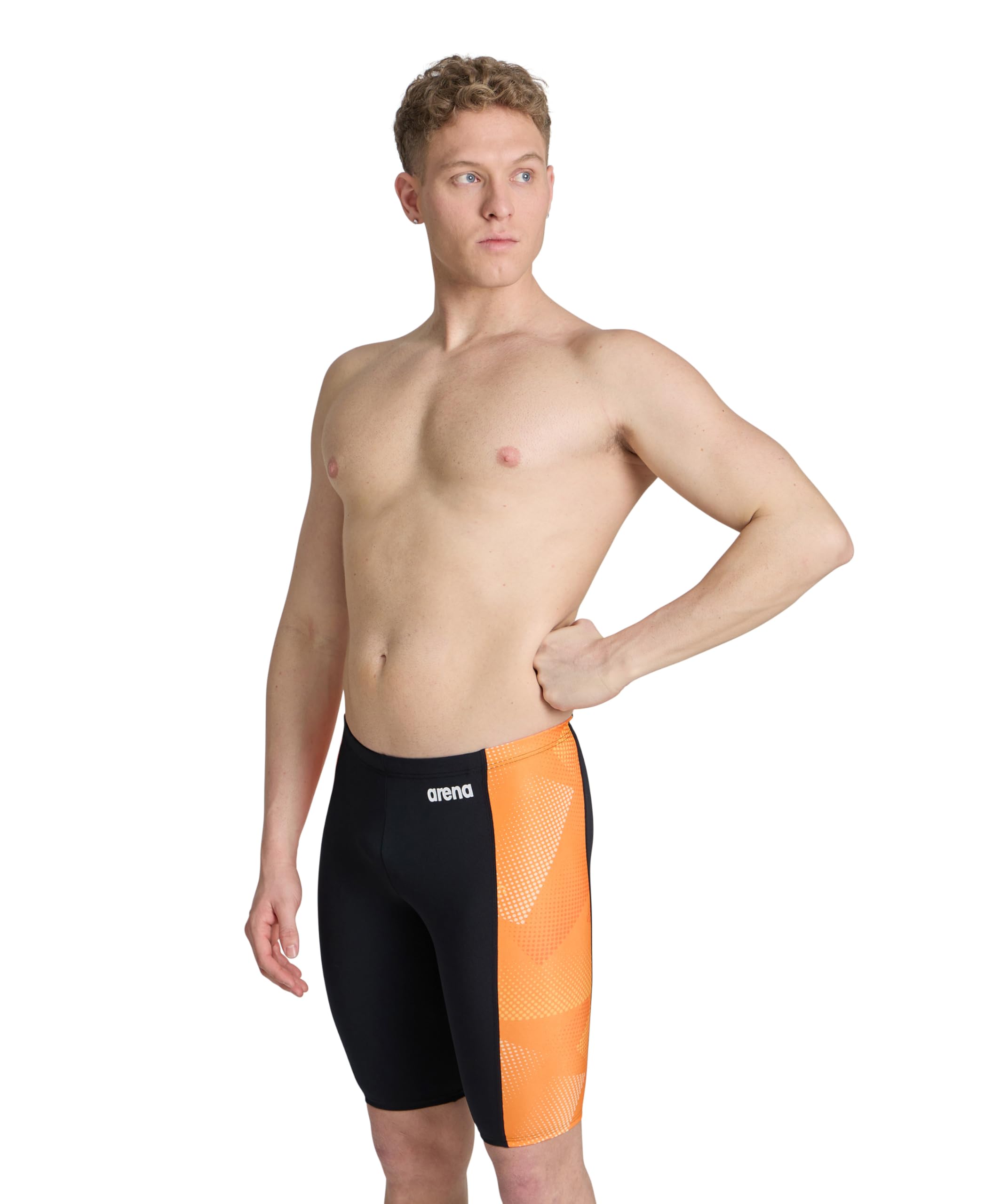 ARENA Boys' Swim Jammer Halftone Team Print MaxLife