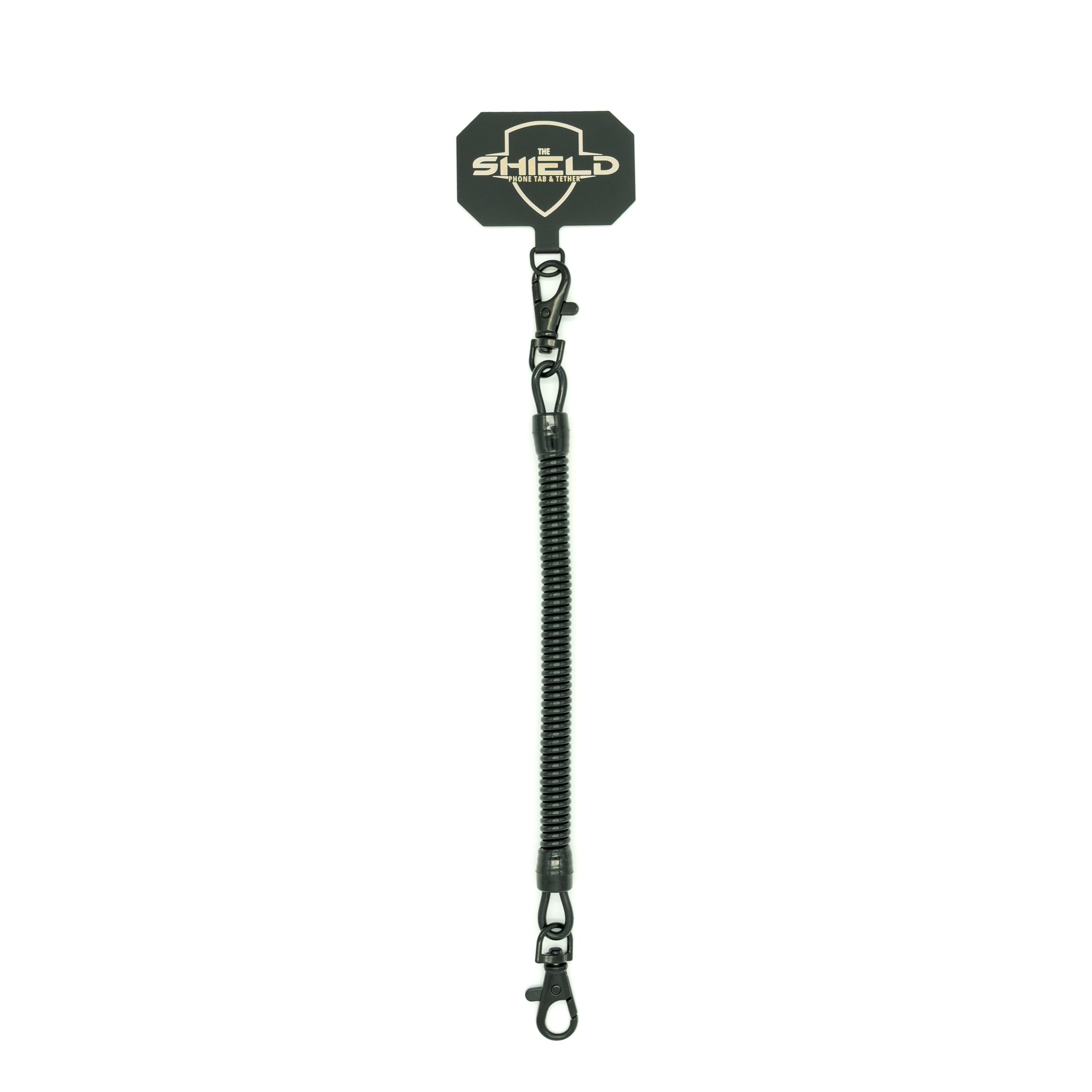 Rogue Fishing The Shield Phone Tab & Tether – Anti Theft Strap with Retractable Phone Tether – Waterproof Leash Lanyard for Kayak, Fishing, and Outdoor Gear Security