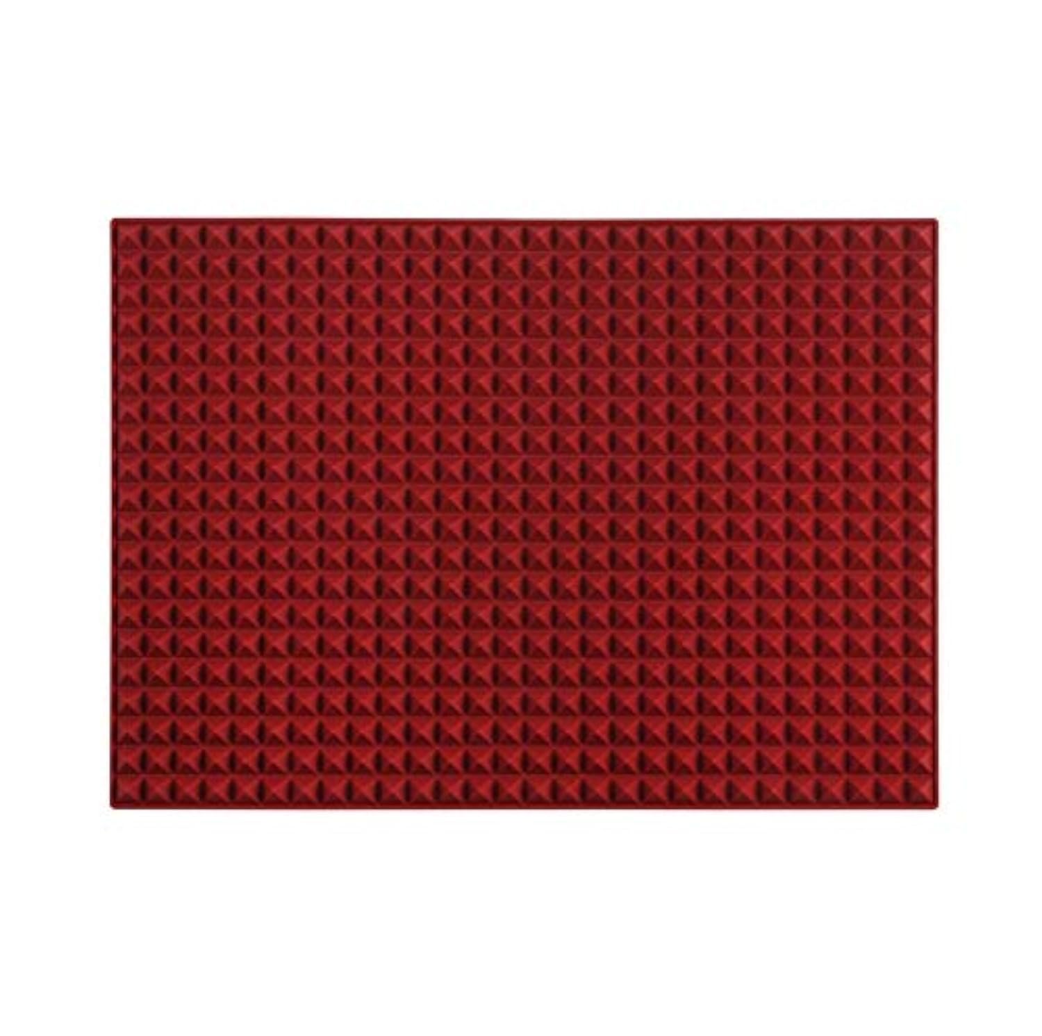 Colinda Silicone Dish and Cup Drying Mat - Extra Large Trivet for Hot Dishes, Large Size Hot Pots and Pads Coming Directly Out from the Stove or Oven,Drain Board,16" x 11.5",Merlot Red