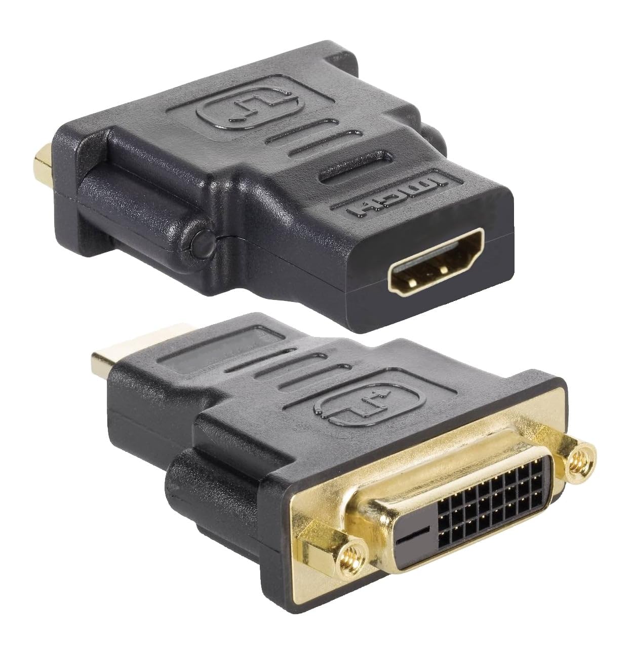 TECHLY HDMI (F) to DVI-D (F) Adapter iadap hdmi-644 – CABLE INTERFACE/Gender Adapter (DVI-D, HDMI, Black)