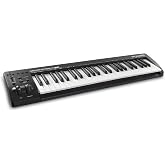M-AUDIO Keystation 49 MK3 USB MIDI Controller | Synth-Action 49-Key Keyboard, Assignable Controls, Pitch/Mod Wheels, and Bundled DAW Recording Software
