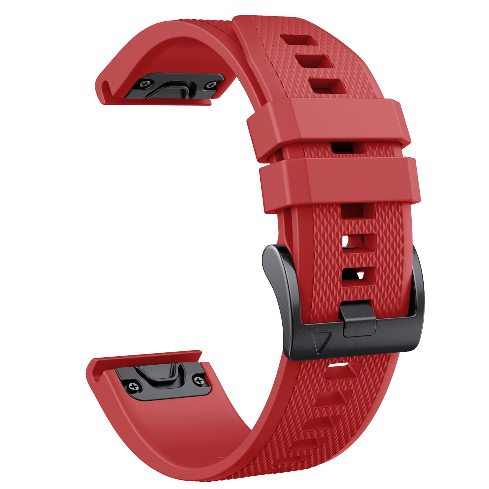 NotoCity for Garmin Fenix 6/6 pro Strap, Quickfit 22mm for Fenix 5/7/5 plus/7 Pro/8 47mm, Watch Strap for Forerunner 935/945/965, Approach S60/S62, Instinct 2, Tactix 8 47mm(Red) โ image 1