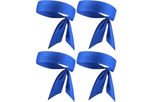 KNINMDOR Head Tie, Tennis Headbands Tie Back, Sweat Wicking Ninja Karate Running Headband Headwrap for Men Women Kids Girls Boys