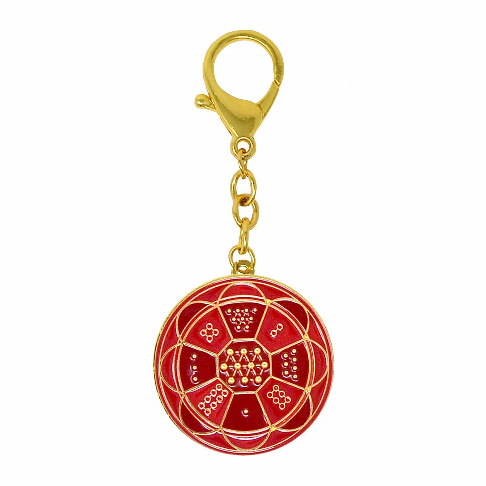 Juanxian FengShui Sum-of-Ten Enhancer Amulet Keychain W4945