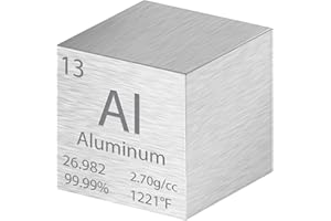 Cube Density Cubes High Density Element for Element Collections Lab Experiment Material Heavy Small Objects Experience(1 Inch