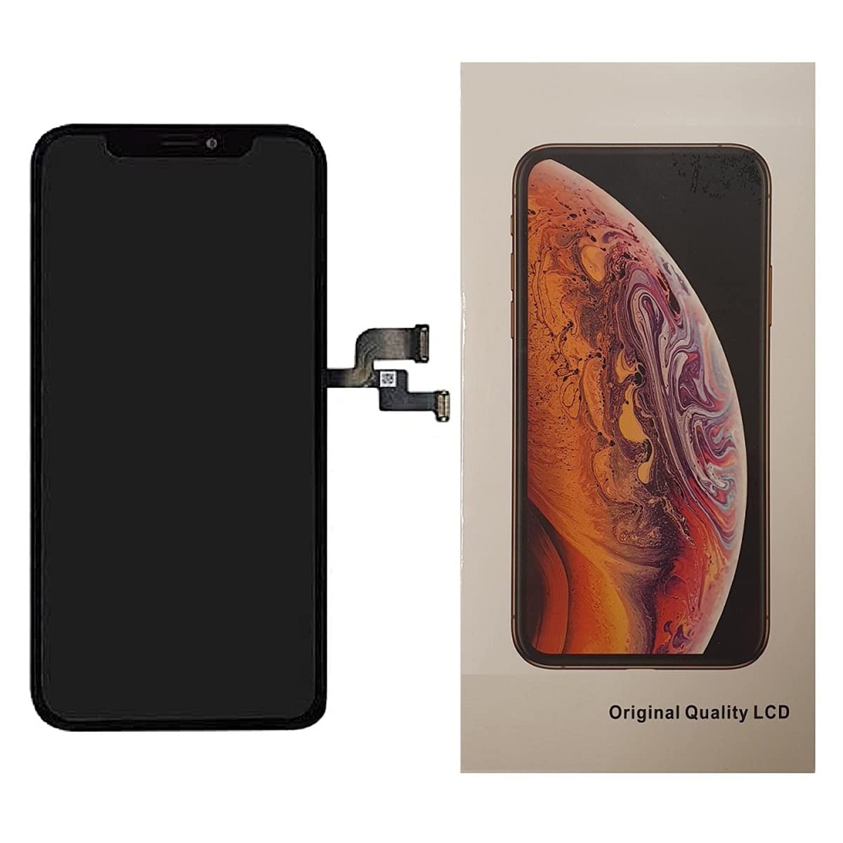 TY BETTERY® Display IN-CELL compatible with iPhone XS OLED/Glass touch screen — image 1