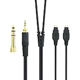 NewFantasia Replacement Audio Upgrade Cable Compatible with Sennheiser HD650, HD600, HD580, HD660S, HD58X, HD565, HD545, HD535, HD525, HD265, Massdrop HD6XX Headphones 1.2meters/4feet