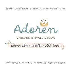 Custom Wood Name Sign for Nursery or Kids