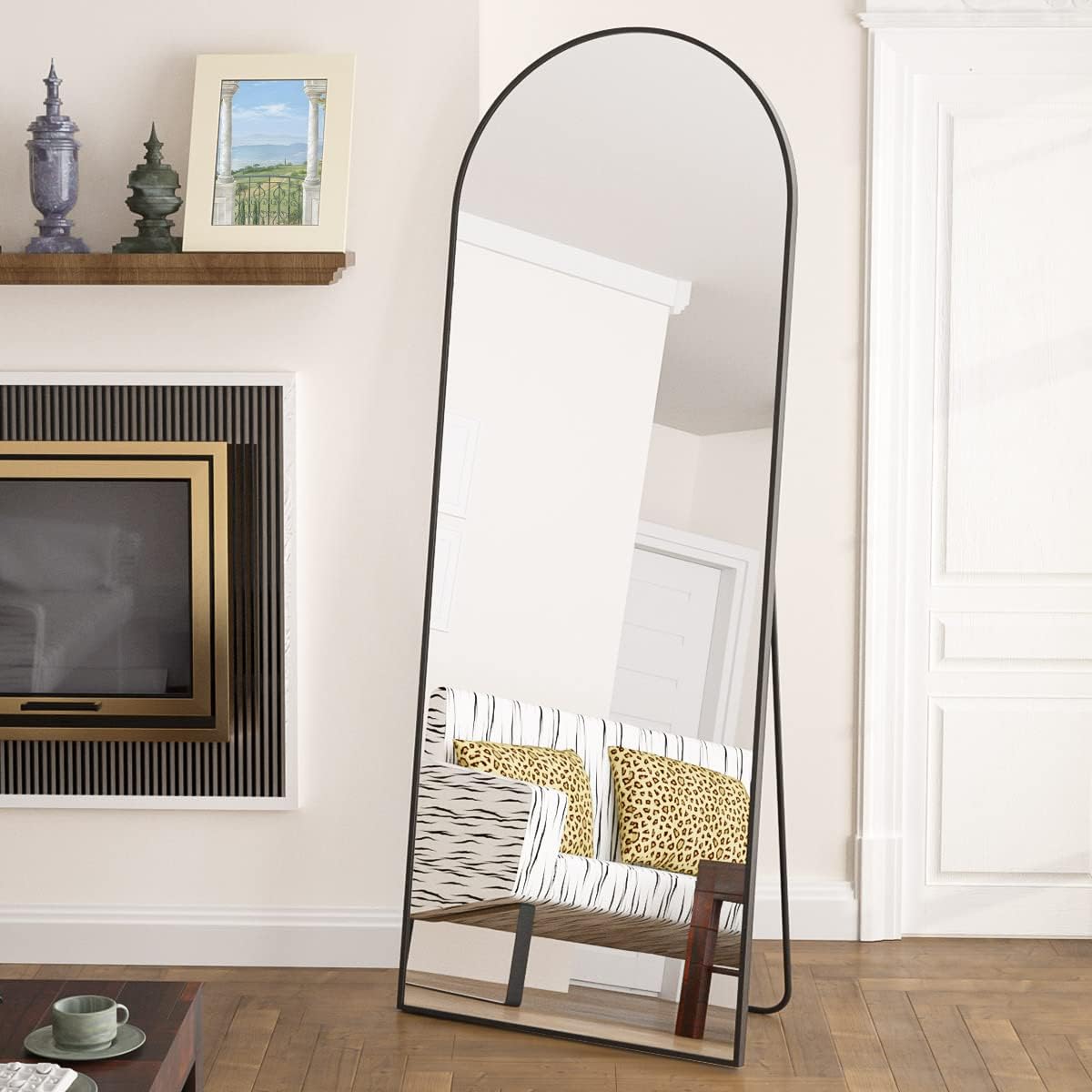 Mirrors - BEAUTYPEAK Arched Full Length Mirror, 18