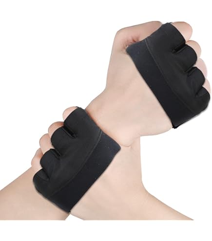 Poignées Silicone Antidérapantes Pour Musculation - Protection Paume Haltères, Tractions - Avec Sac De Transport - Rose